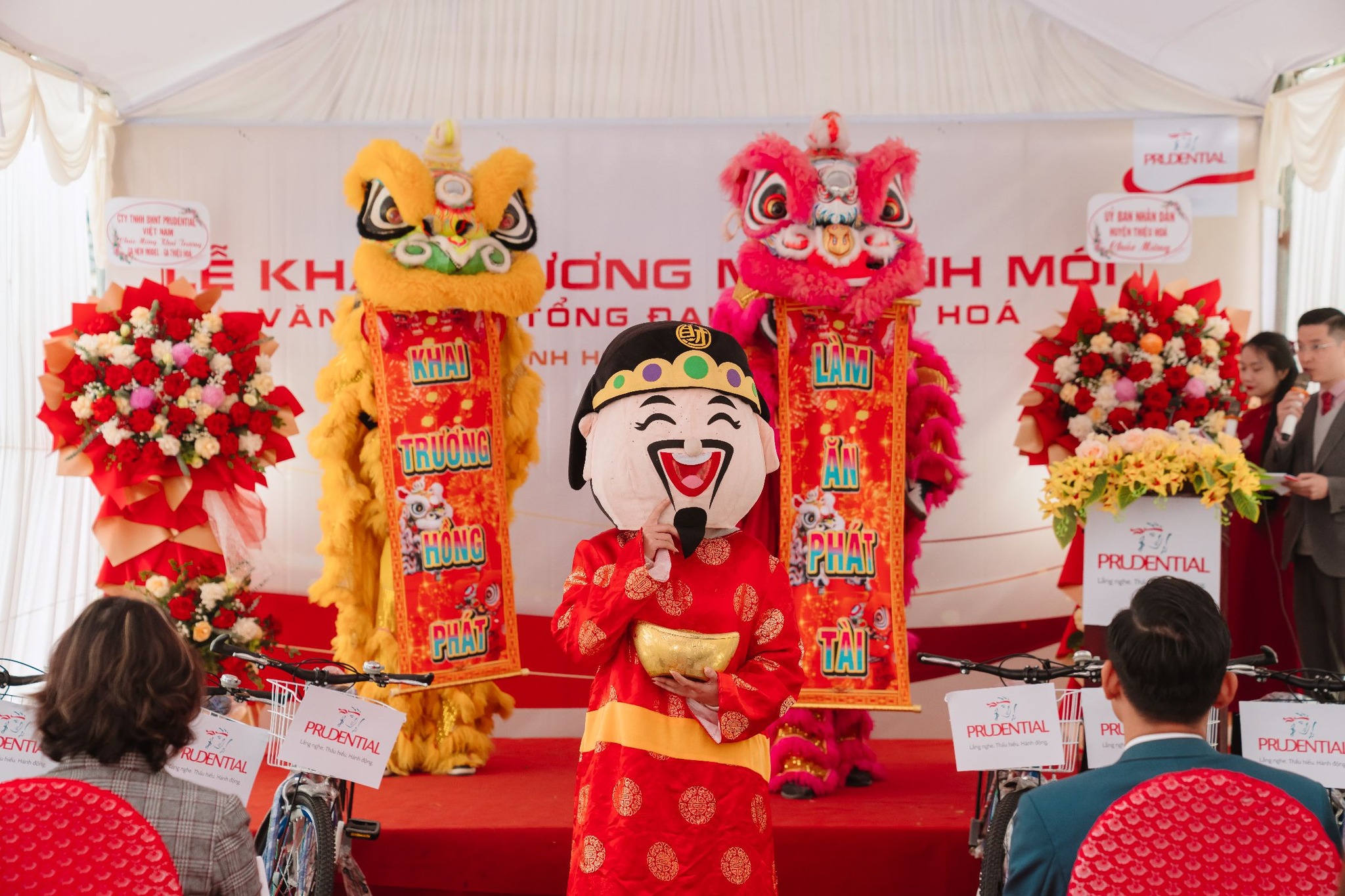Prudential khai trương Văn phòng Tổng đại lý theo mô hình mới tại huyện Thiệu Hóa.